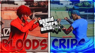 GTA 5 BABY MAMA DRAMA IN DA HOOD EP. 54 - BLOODS VS CRIPS 🔴🔵 (GTA 5 RP)