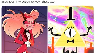 Bill Cipher Remodels Hazbin Hotel