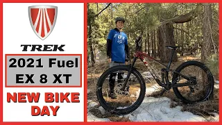 2021 Trek Fuel EX 8 XT - Justin's New Bike Day - Mt Pinos Via McGill Trail