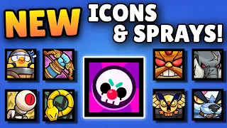 All NEW Profile Icons + Sprays! | Brawl Stars Update