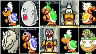 Super Mario Advance 2: Super Mario world (GBA) All Bosses No Damage