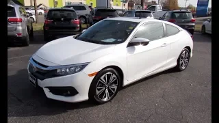 *SOLD* 2018 Honda Civic EX-T Coupe Walkaround, Start up, Tour and Overview