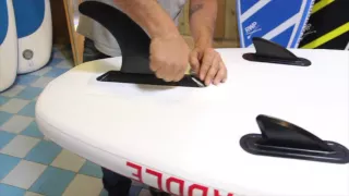 Comment monter un aileron sur un paddle gonflable ?