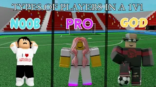 Types of PLAYERS in a 1V1 (TOUCH FOOTBALL)
