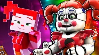 Circus Baby Reacts To Don't Come Crying MINECRAFT FNAF SL Animated Music Video!