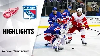 NHL Highlights | Red Wings @ Rangers 1/31/20