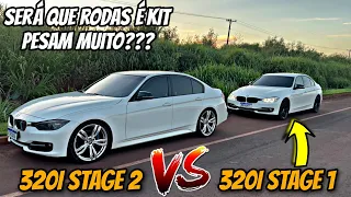 🚀🔥 320i STAGE 1 VS 320i STAGE 2 // PESO POTÊNCIA DESIGUAL