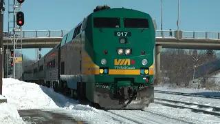 VIA Train 53 Westbound February 5, 2022