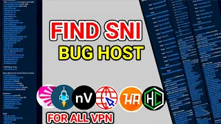 HOW TO FIND A WORKING BUG HOST | SNI | FOR YOUR COUNTRY ISP