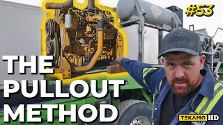 Pulling Out In Record Time - Engine Swap On A Pugmill Asphalt Machine