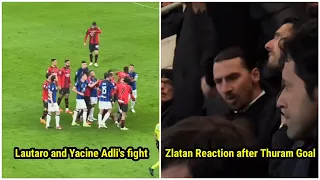Intense Showdown: AC Milan vs Inter - Zlatan Furious, Lautaro and Adli Clash 🤯