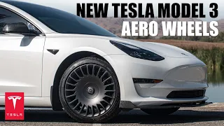 New Tesla Aero Wheels for Tesla Model 3 & Model Y / The New Aero