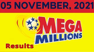 Mega Millions Lottery drawing for November 5, 2021.