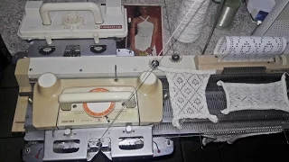 Jacquard Rendado Punch Lace ou Modo L do Carro Sk 280 Máquina Singer 323