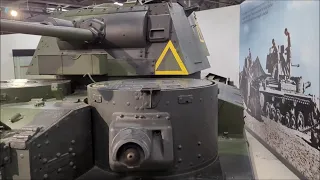 Cruiser Tank Mark I, the A9, close up at The Tank Museum, Bovington