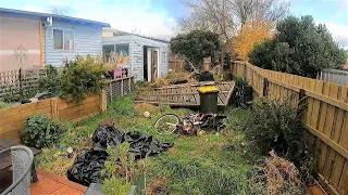 This Place looked like a Bomb had Destroyed it | Overgrown Yard Makeover | Part 1