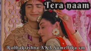 Radhakrishna aka sumedh mallika vm on Tera naam song | Darshan raval |