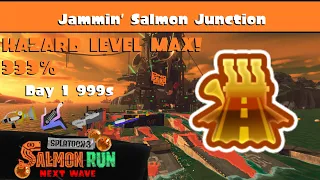 New Stage! Freelance HAZARD LEVEL MAX on Jammin' Salmon Junction [Splatoon 3 Salmon Run]