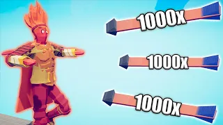 FIRE KNIGHT vs 1000x OVERPOWERED UNITS - TABS | Totally Accurate Battle Simulator 2023