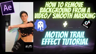 HOW TO REMOVE BACKGROUND FROM A VIDEO + Motion Trail tutorial l AFTER EFFECTS