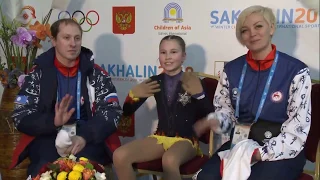 Ekaterina Zanina (RUS) - "Children of Asia Games" - Ladies SP  - February 13, 2019 - Sakhalin