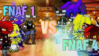 FNAF 1 VS FNAF 4 singing battle// gacha x FNAF // Enjoy the video // Part 1