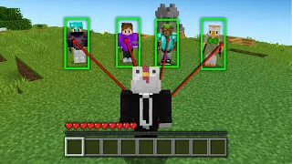 MİNECRAFT MANHUNT'TA HİLE İLE TROLLEDİM!