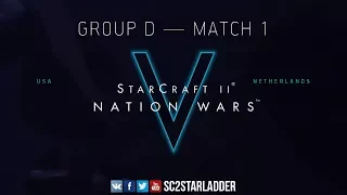 Nation Wars V - Ro16, Группа D, Match 1: США - Нидерланды