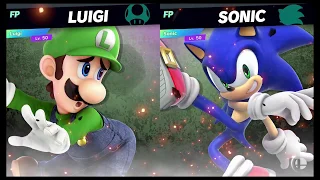 Super Smash Bros Ultimate Amiibo Fights   Request #4225 Luigi vs Sonic