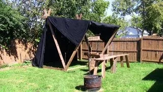 Viking Tent Setup