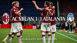 Highlights | AC Milan 1-1 Atalanta | Matchday 36 Serie A TIM 2019/20