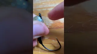 How to rig a paddle tail weedless #saltstrong #shorts