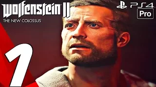 Wolfenstein 2 New Colossus - Gameplay Walkthrough Part 1 - Prologue (Full Game) PS4 PRO