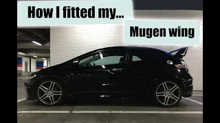 How i fitted my Mugen wing