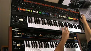 Roland Juno 60 vs Roland Jupiter 8  80's Music Battle!!