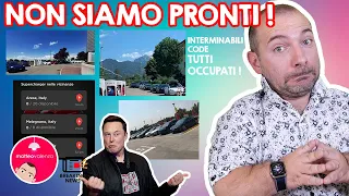 AUTO ELETTRICA - CODA ALLE COLONNINE IN ITALIA ! TESLA SNOBBATA !