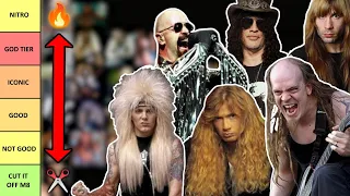 Ranking The Best (And Worst) HAIR In Metal & Rock