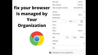Google Chrome Fix Managed by your Organization in Windows 7, 8, 10 | 100% Solved