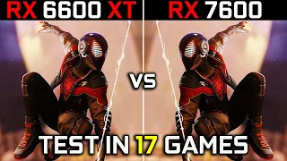 RX 6600 XT vs RX 7600 | Test in 17 Games at 1080p | Which One Is Better? 🤔 | 2023