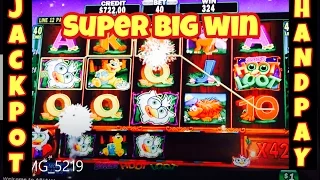 ★ SUPER BIG WIN ★ HIGH LIMIT SLOT MACHINE JACKPOT HANDPAY SUPER HOOT LOOT