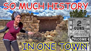 Exploring The Haunting Ghost Town Two Guns, AZ & The Apache Death Cave