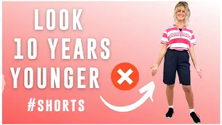 Quick tips to look 10 years younger over 50 #shorts