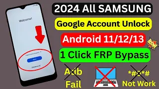 Finally New Method 2024 | Samsung FRP Unlock/Bypass | All Android 11/12/13 | Google Account Bypass