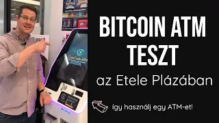 CoinCash kriptopénz ATM teszt az Etele Plázában