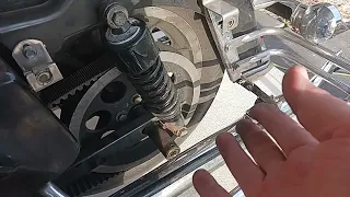 HARLEY ELECTRAGLIDE BELT INSTALL