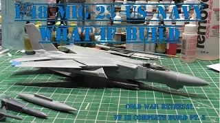 Cold War Reversal What-If - 1/48 US Navy VF-111 MiG-23 - Complete Build Pt. 2 Fuselage Mods