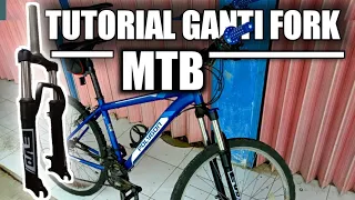 Cara Ganti Fork Sepeda Mtb | Polygon Monarch 2