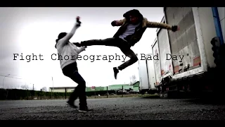 "BAD DAY" Fight Choreography Martial Arts - HD - Action Live Short Film