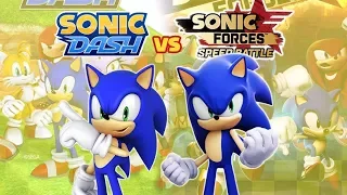 Sonic Dash vs Sonic Forces: Speed Battle: Comparison