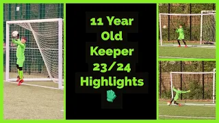 11 Year OLd Keeper 23/24 Highlights🧤#football #goalkeeper#soccer#highlights#penalty#sport#keeper